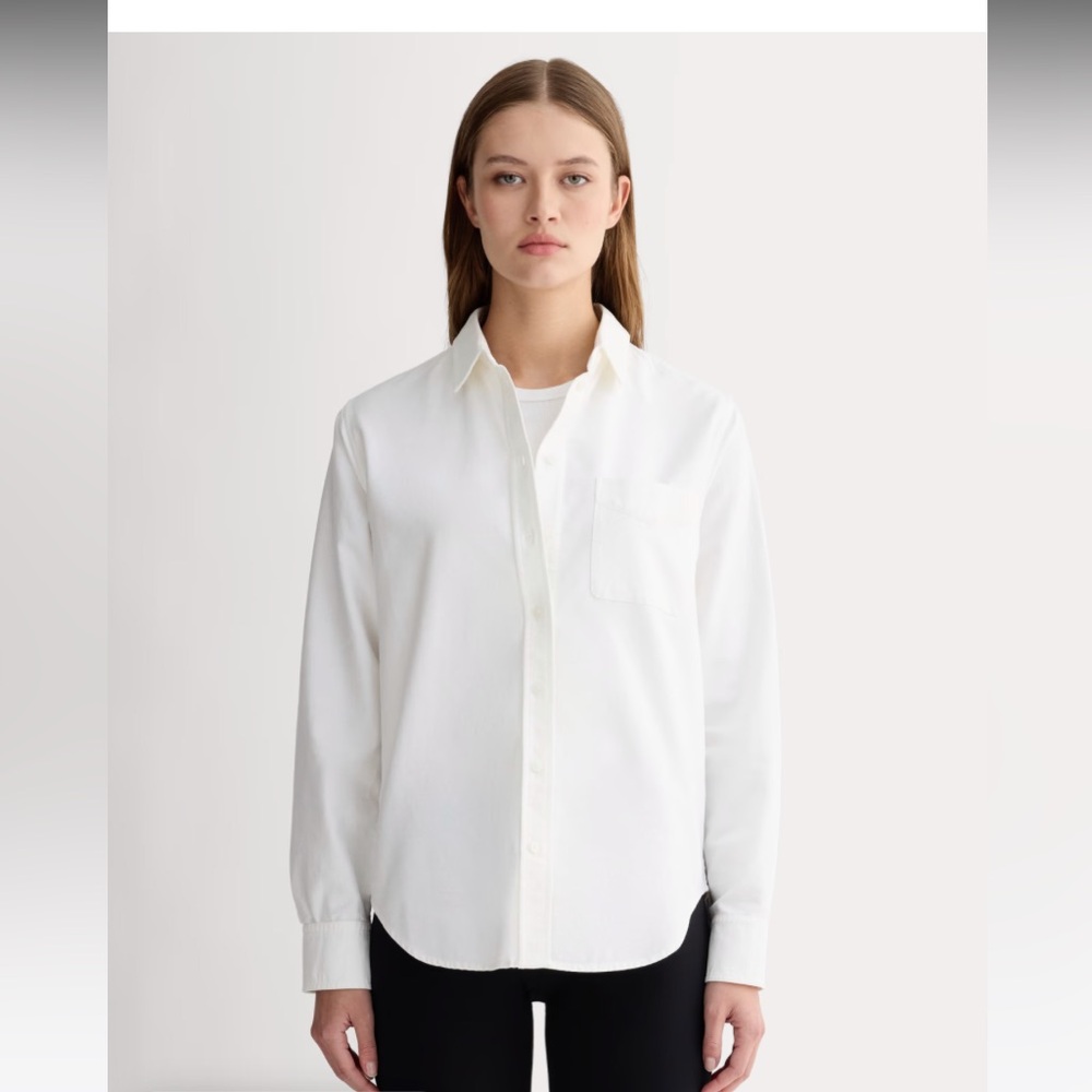 Everlane The Must-Have Oxford Shirt in White